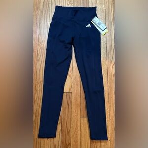 adidas Women’s High-Rise Leggings in Navy Blue